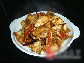 炒冻蟹
