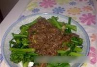 芥蓝炒牛肉的做法 步骤8