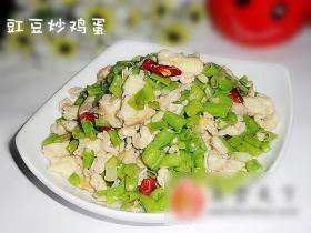 豇豆炒鸡蛋
