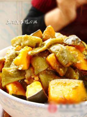 倭瓜炖扁豆