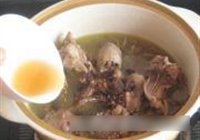 豇豆干香肠飞鸭煲的做法 步骤11