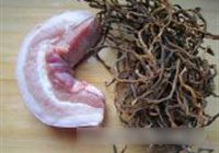 干豆角烧肉的做法 步骤1