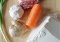 肉烩豆腐片的做法 步骤1