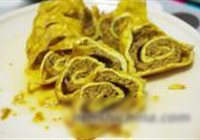 鸡茸蛋卷的做法 步骤8