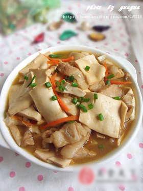 肉烩豆腐片