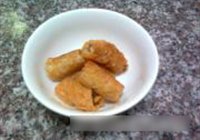 小青菜炒皮卷的做法 步骤10