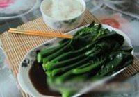白灼芥蓝的做法 步骤4