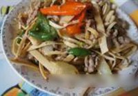娃娃菜百叶肉丝的做法 步骤8
