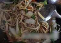 娃娃菜百叶肉丝的做法 步骤7