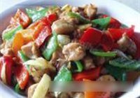 双椒滑炒兔肉的做法 步骤12