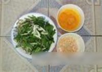 韭菜虾皮炒鸡蛋的做法 步骤1