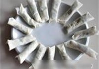 荠菜春卷的做法 步骤5