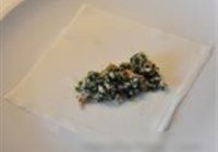 荠菜春卷的做法 步骤3