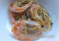 虾干素鸡炒绿花菜的做法 步骤1