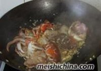 花蟹炒年糕的做法 步骤7