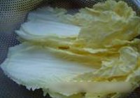 白菜银丝卷的做法 步骤1