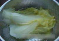 白菜银丝卷的做法 步骤3