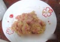 肉泥土豆圆的做法 步骤5