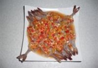 微波炉彩椒蒜香虾的做法 步骤9