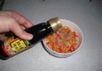 微波炉彩椒蒜香虾的做法 步骤3
