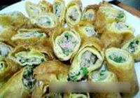 香酥肉菜蛋卷的做法 步骤5
