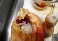 牛蒡糯米鸡的做法 步骤3