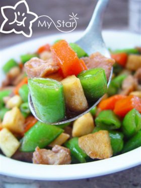 沙茶四味小炒