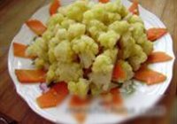 胡萝卜炒菜花的做法 步骤7