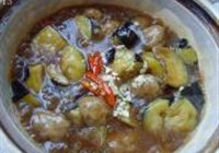 肉丸茄子煲的做法 步骤13