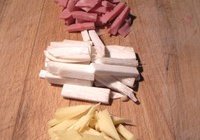 火腿蘑菇omelet的做法 步骤2