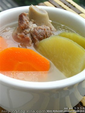 青红萝卜煲猪骨