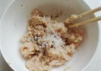 鸡肉白菜丸子的做法 步骤3