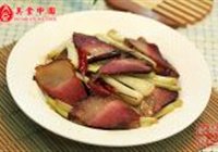 荞头炒湘腊肉的做法 步骤8