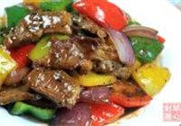 黑椒炒西冷牛肉的做法 步骤9
