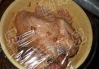 微波孜然葱香烤鸡的做法 步骤12