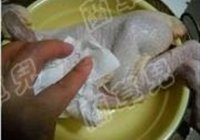 微波孜然葱香烤鸡的做法 步骤8