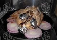 微波孜然葱香烤鸡的做法 步骤14