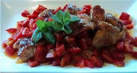 橙汁煎鸡腿肉