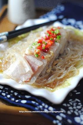 蒜香粉丝蒸培根