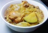 白菜粉皮炖鸡的做法 步骤10