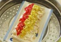 双色剁椒蒸豆干的做法 步骤5