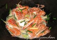 姜葱焗花蟹的做法 步骤9