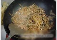 肉丝咸菜条的做法 步骤5