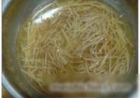 肉丝咸菜条的做法 步骤1