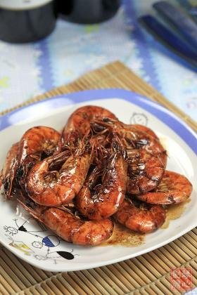 豉油王焗明虾