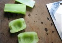 莴笋酿肉胶的做法 步骤5