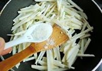 山药炒肉丝的做法 步骤10