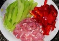 莴笋四季豆炒猪肉的做法 步骤5