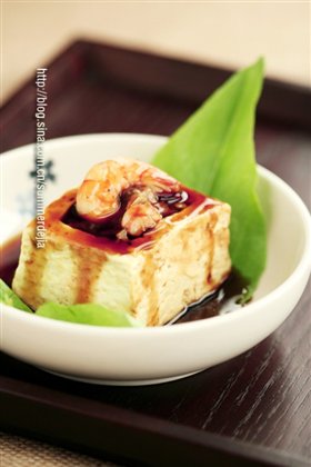 虾肉酿豆腐