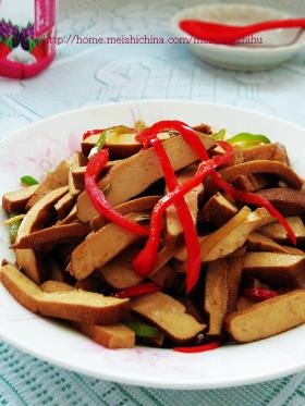 五香炒豆干